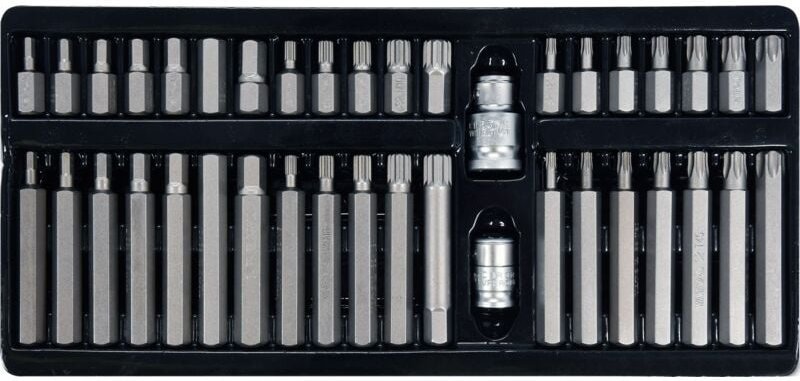 Yato - Torx-, Sechskant- und Vielzahn-Schraubendreher-Bits, 40-teiliger Satz YT-0400