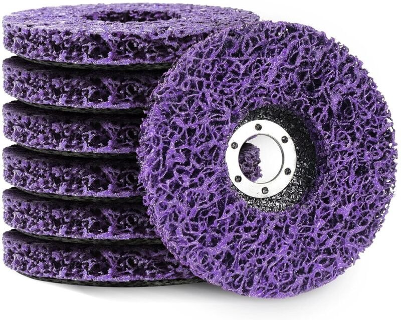 CSD Scheibe 125mm Grob Reinigungsscheiben 7 STK CSD Scheibe 125mm Schleifscheiben für Winkelschleifer Rost Entfernen Ros...