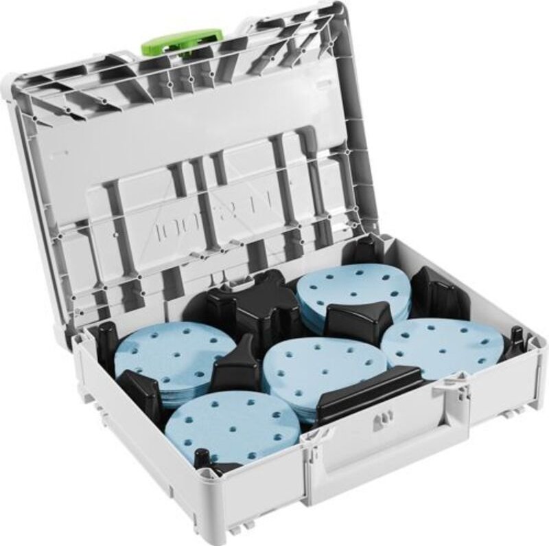 Schleifmittel-Systainer³ Granat sys-stf D125 GR-Set - 578193 - Festool