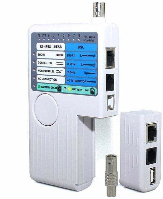 RJ11 RJ45 USB BNC Netzwerkkabeltester für UTP STP LAN-Kabelverfolgung