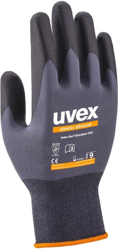 Guanti da lavoro Uvex Athletic Allround 60028-9 - Grau -