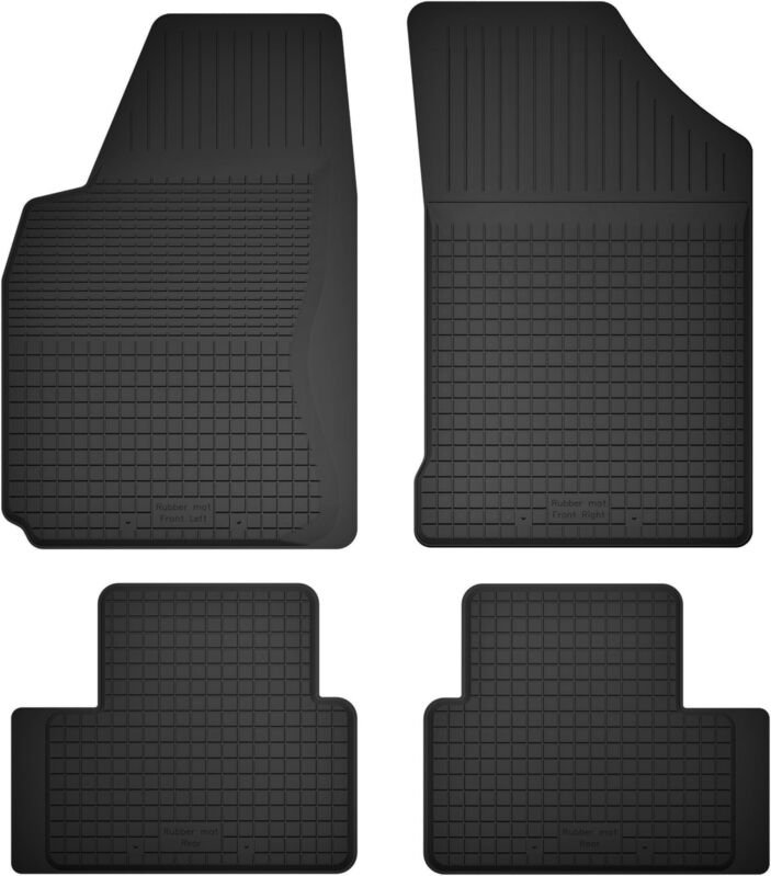Gummi-Automatten, 4er-Set, Universalmodell: Nissan Micra K10 Fließheck (1983-1991)