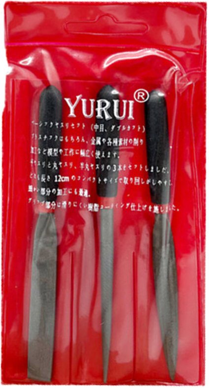 Set mit 3 mittelfeinen Feilen – 118 mm lang – Dieses Produkt der Marke Yozhiqu ist neu.