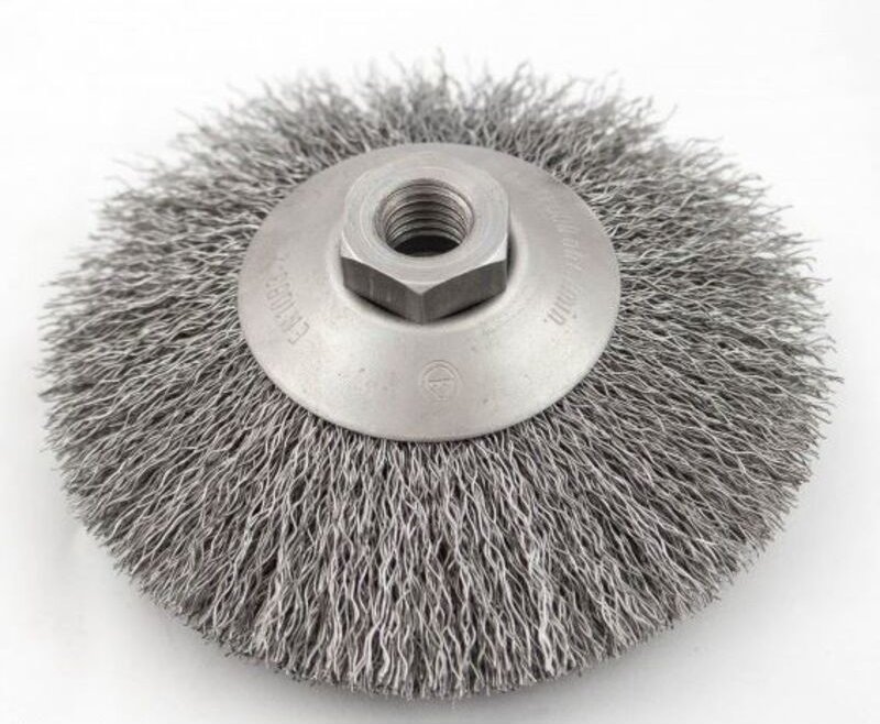 Scheiben-Winkelbürste, Stahldraht M-14, FI100MM - SZ TK 100