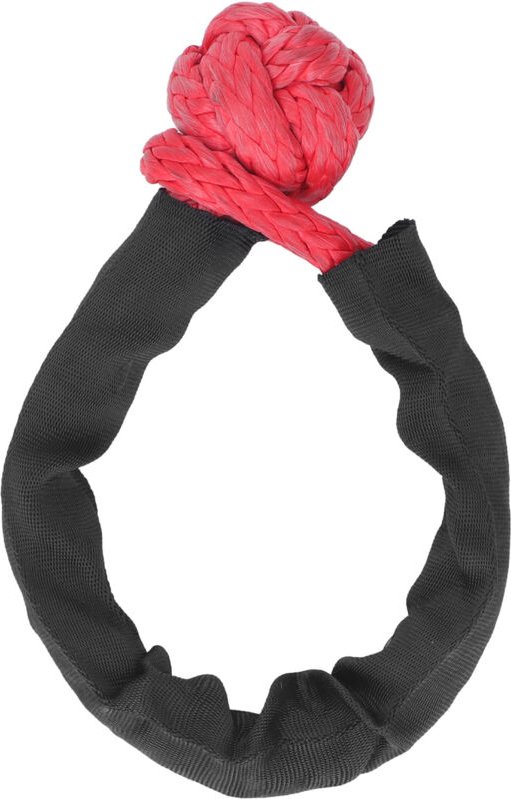 Weiche Abschleppseilschäkel, 41.000 lb Bruchfestigkeit, tragbarer weicher Schäkel, 20 mm unendlicher Knoten für PKW-Gelä...