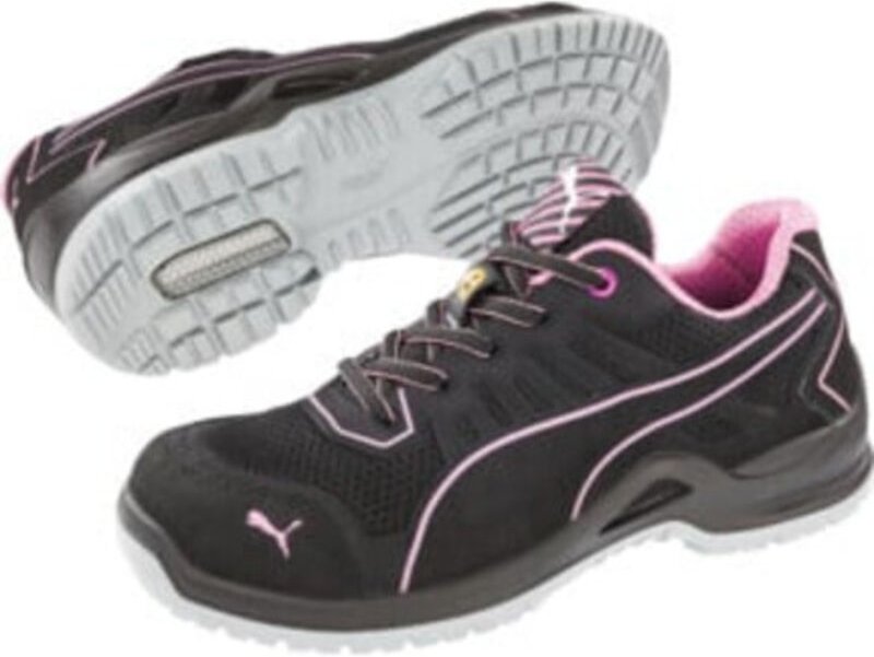 Puma Safety Shoes - Damensicherheitsschuh Fuse tc Pink Wns Low Gr.38 schwarz/pink Mikrofaser/Mesh
