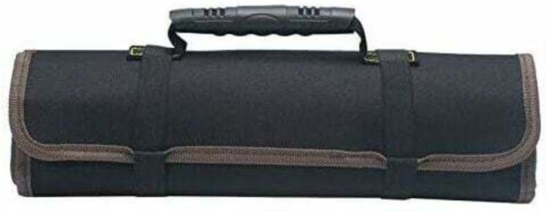 Leerer tragbarer Werkzeugkoffer mit 22 Fächern, Werkzeugtaschen, Werkzeugorganizer, aufrollbare Werkzeugtasche aus 600D ...