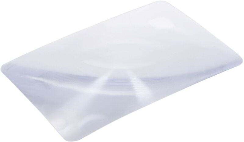 Vergrößerungsglas mit Fresnel-Linse, 3-fache Vergrößerung, Seite 180 x 120 x 0,5 mm