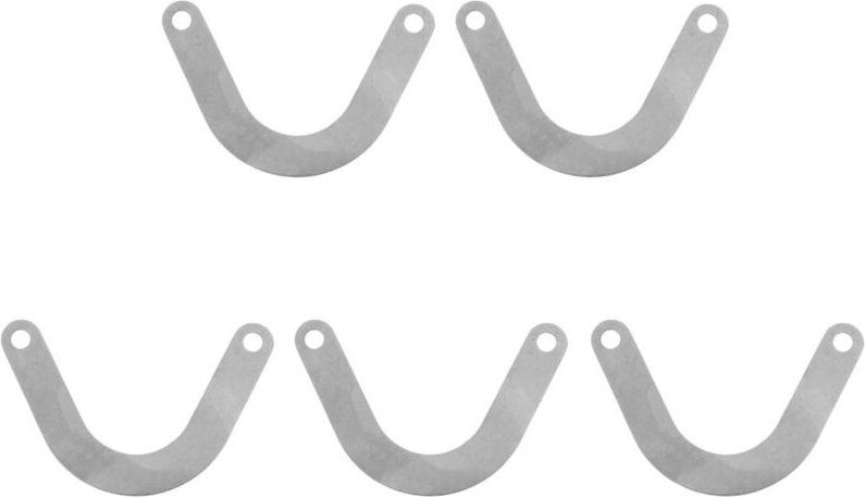 Aramox Metallventilplatte, 5 Stück, 59 mm breit, Ersatzteil für Luftkompressoren für stabile Leistung, Metall, enthält 5...