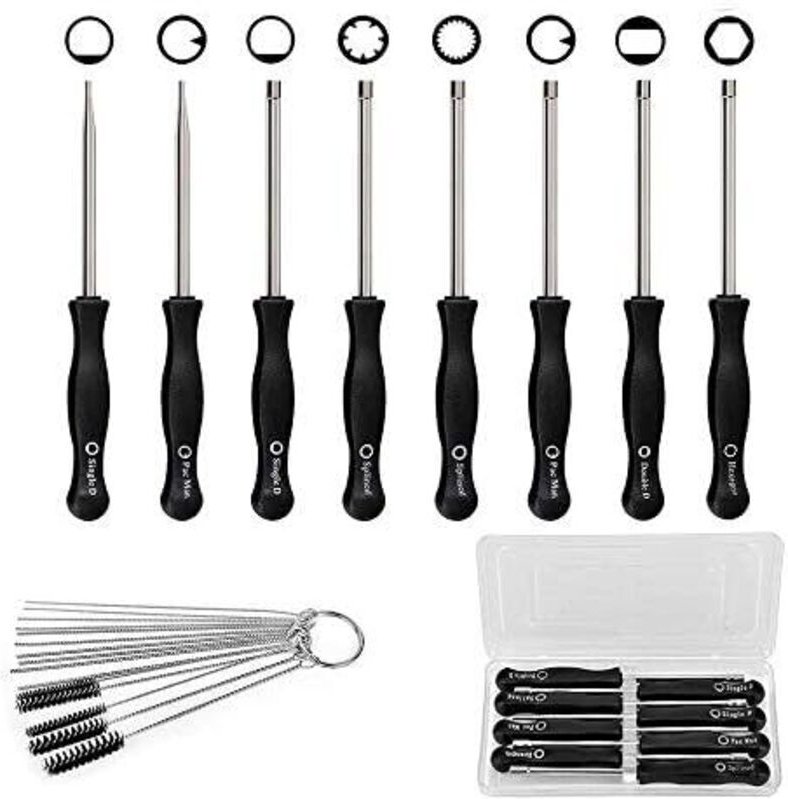 8-teiliges Vergaser-Einstellschraubendreher-Set von ToWinle für Vergaserreinigung und Motorreparatur, passend für die me...
