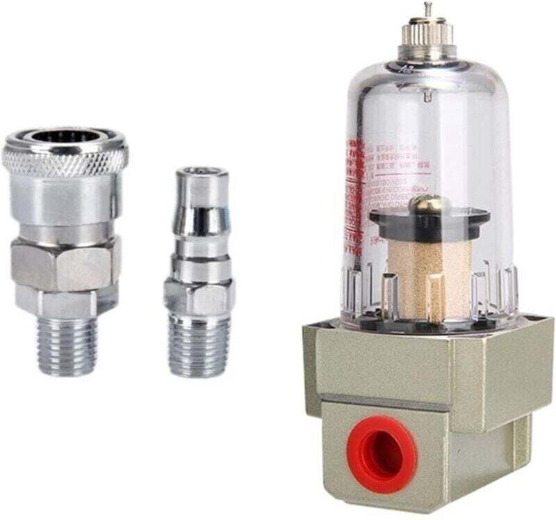 SMC AF2000-02 Kleinluftprozessor, Öl-Wasser-Abscheider, Ventileinsatz, Ablauf, 2 Schrauben + 6-mm-Anschluss