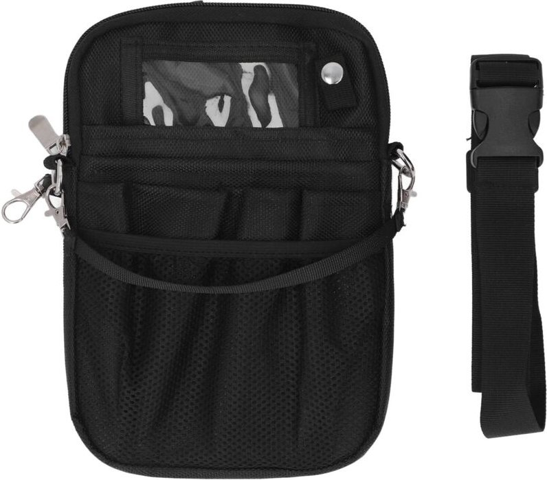 Einfache Schultertasche aus Oxford-Gewebe mit wasserdichten und strapazierfähigen Netztaschen vorne und hinten, verdickt...