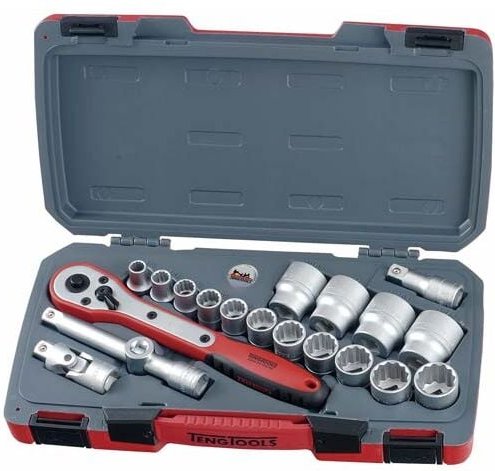 Tengtools - Steckschlüssel-Satz, 1/2 Zoll, T1220AF, 20-teilig 172470106