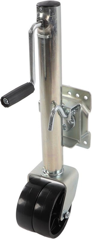 Eosnow Doppelrad-Wagenheber für Anhnger, 1500 lb, Boot, Wohnmobil, verstrkte Hubeinstellung, Doppelrad-Lenkrollenheber