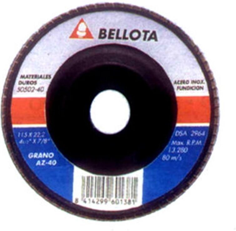 Bellota - acorn disc 50502-120 landwirtschaftliche edelstahlschruppklinge zirkonium az