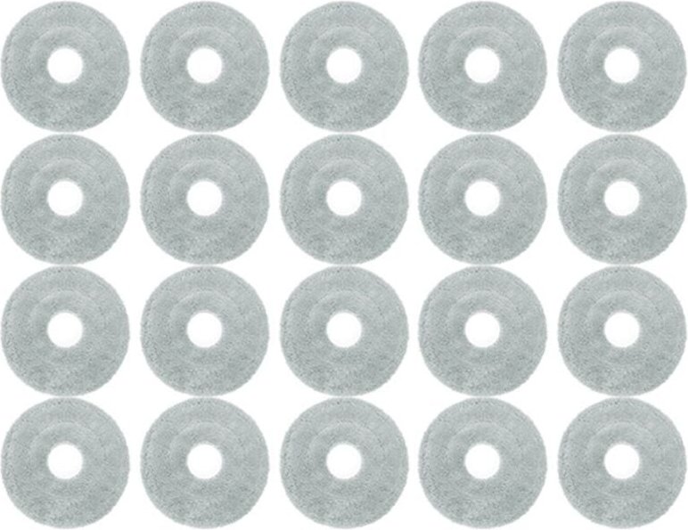 20 stücke waschbare Mopptücher für Dreame L10s Pro Ultra Heat/X30 Ultra /X30 Pro/ S10 Pro Ultra Staubsauger, Ersatz-Mopp...