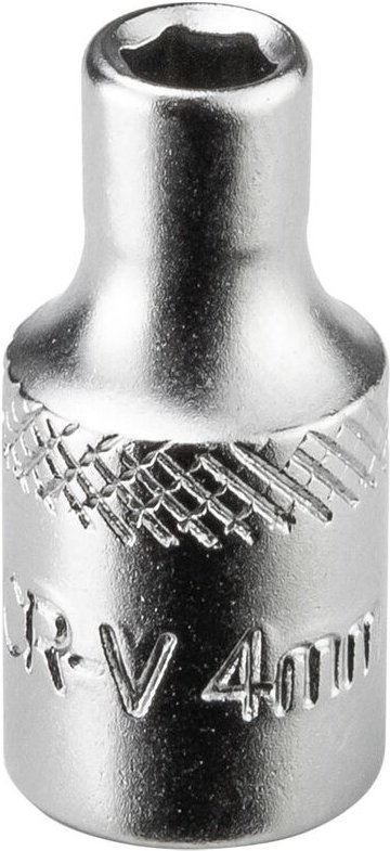 Stecknuss Sechskant 4mm 6 Kant 1/4' kurz (cr-v)