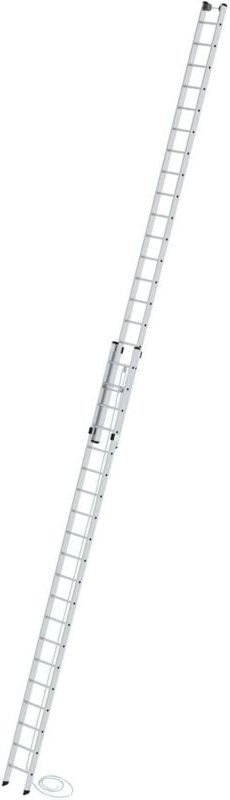 Günzburger Steigtechnik - Sprossen-Seilzugleiter 2tlg. ohne Traverse 2 x 20 Sprossen - 021220