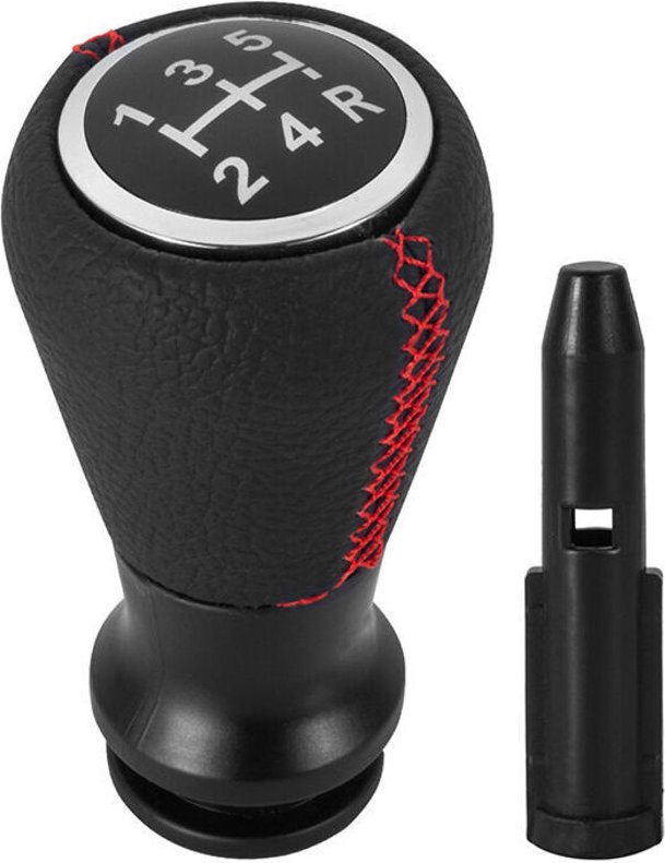 Schaltknauf aus Leder, kompatibel mit Peugeot 106, 107, 205, 206, 207, 301, 306, 307, 308, 406, 407, 408, 508, 605, 806,...