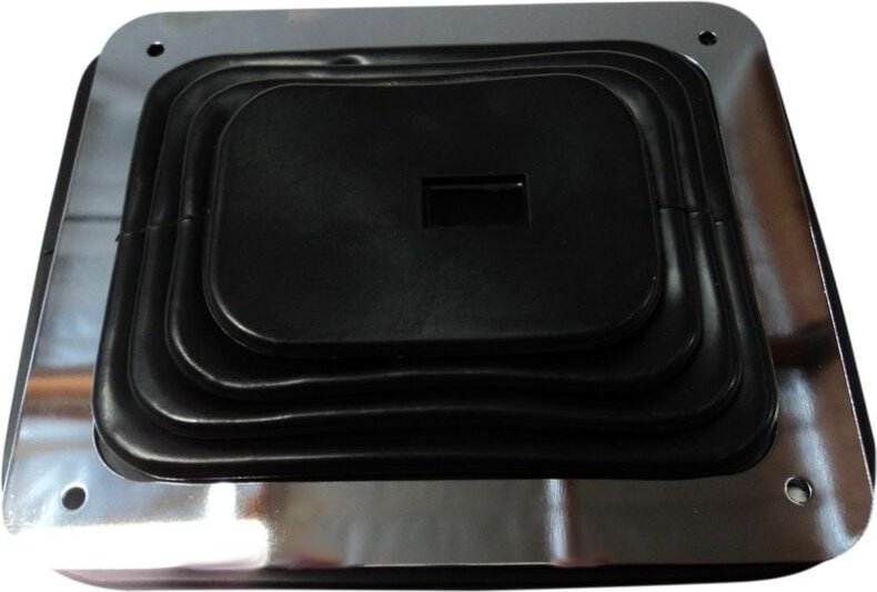 Passend für Rubber Shifter Boots mit Chrom Platte 5 5/8 x 6 3/4 Manuelle Automatik 350