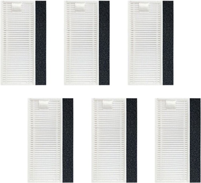 6Pcs Hepa-Filter für Tikom G8000/G8000 Pro/Honiture G20 Roboter Staubsauger Ersatzteil Zubehör