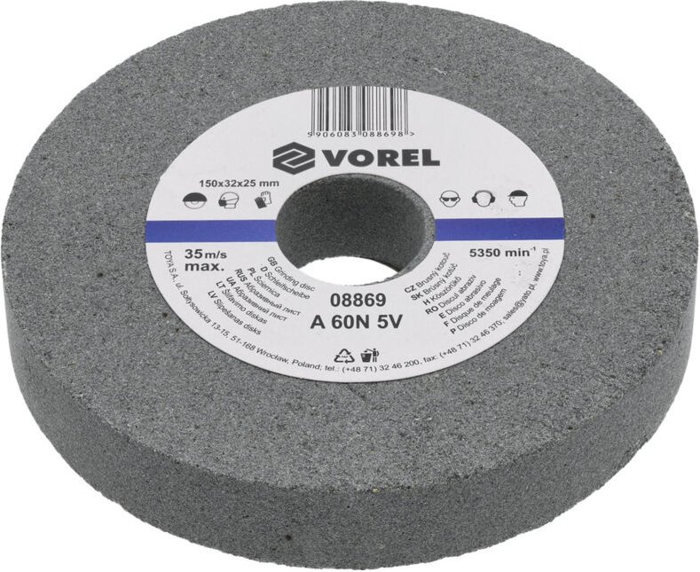 VOREL FEINSCHLEIFSCHEIBE 1503225mm 08869