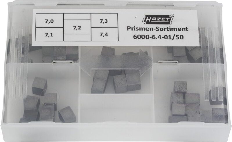 Hazet Prismen-Sortiment 7,0 / 7,1 / 7,2 / 7,3 / 7,4 mm, 6000-6.4-01/50