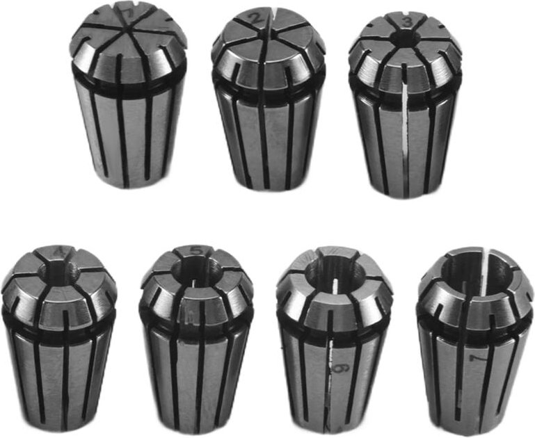 7 stücke 1-7mm ER11 Spannzange Für cnc Spanntechnik Gravur & fräsen Drehmaschine Werkzeug
