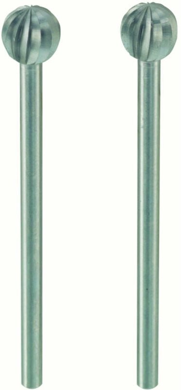 Kugelfräser (Wolfram-Vanadiumstahl), 6 mm, 2 Stück - 28725 - Proxxon