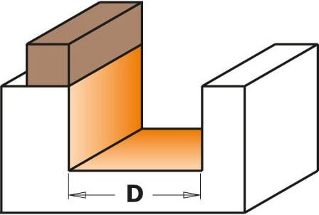 811.222.11b Schaftfraser M/anlauflager S=9.52-12.7 D=22.2x25.4