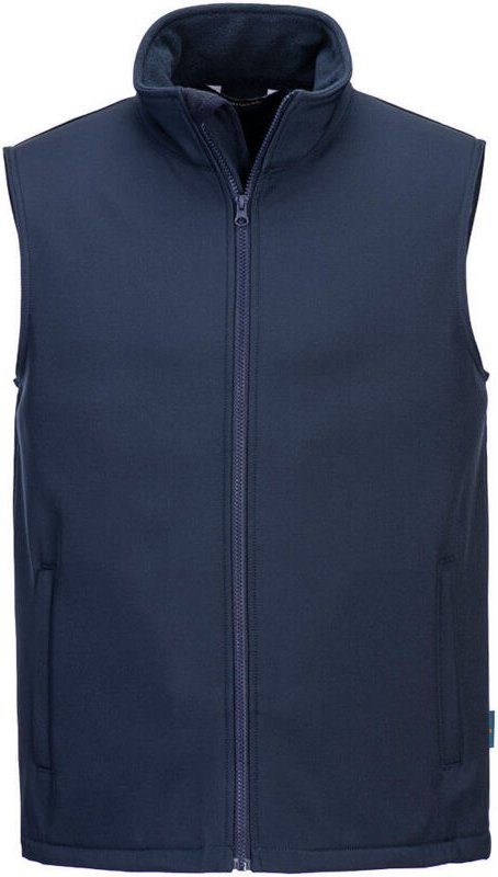 Softshell-Weste Print and Promo (2 Schichten) Marine M