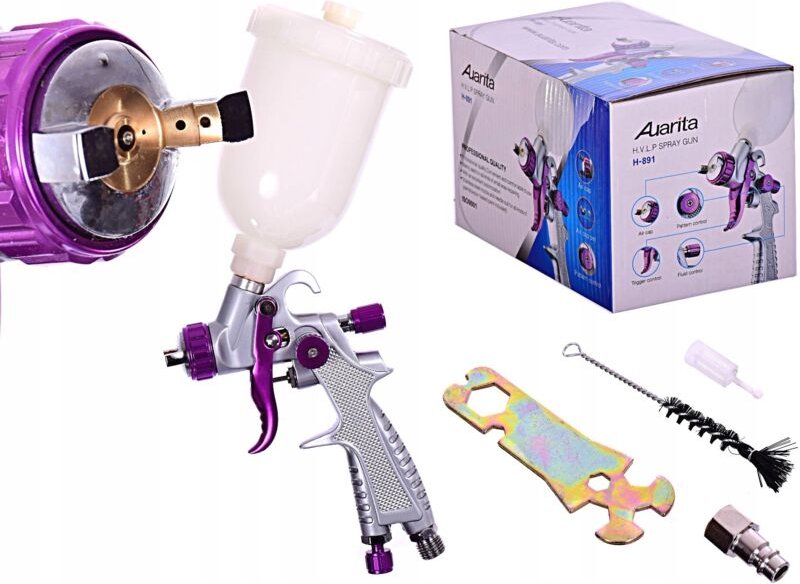 Mini-Hvlp-Lackierpistole 1,2 Mm Ausbesserungsmittel Für Autowerkstatt 250 Ml