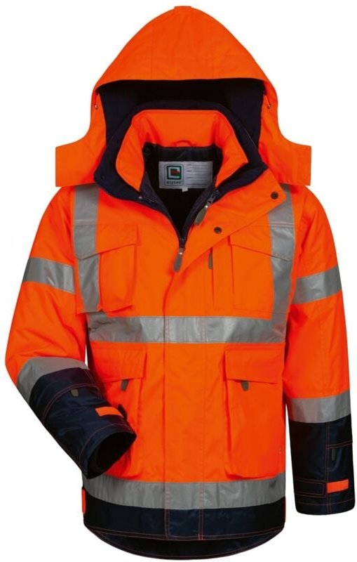 Warnschutzjacke Philipp Gr. 3XL orange/marine - Elysee