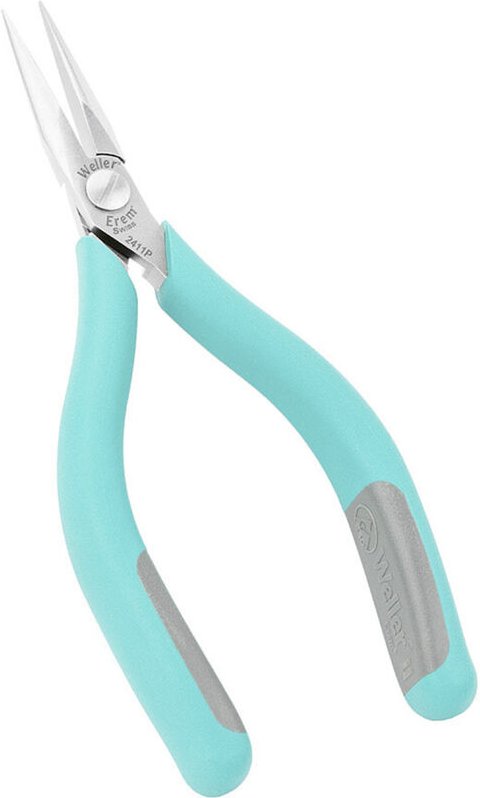Weller Erem ® - 2411P esd Nadelzange Halbrund Werkzeugstahl