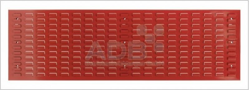 Schlitzplatte waagerecht B1482xL456mm ral 3020 Werkzeugwand Werkstattwand - ADB