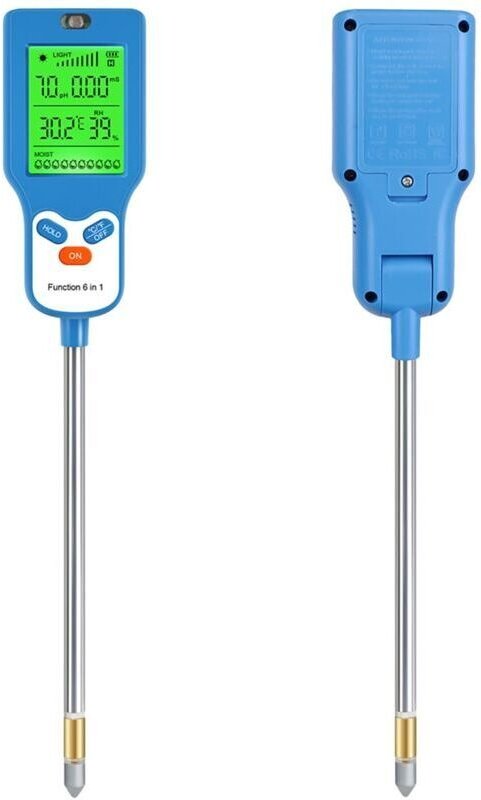Professionelles pH-Meter für Lebensmittel, pH-Tester mit Temperatursonde, Temperaturkompensation: 0,1 °C – 60,0 °C, für ...
