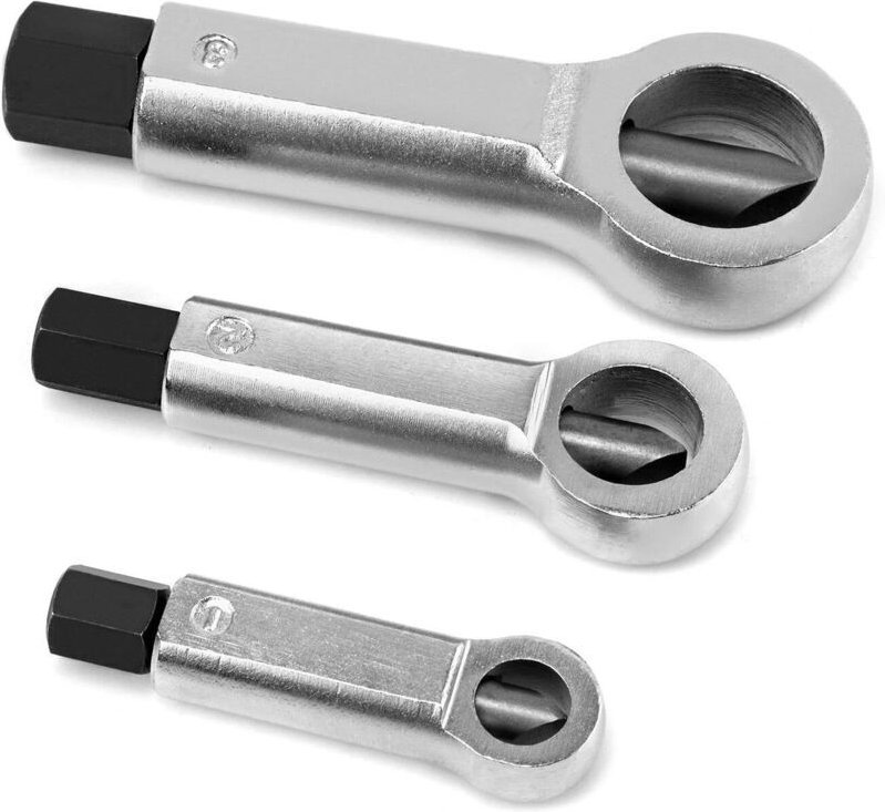 Mutternsprenger-Set, Mutternspreizer, Werkzeug zum Entfernen beschädigter Muttern, 9–12 mm/12–16 mm/16–22 mm (3-teilig)