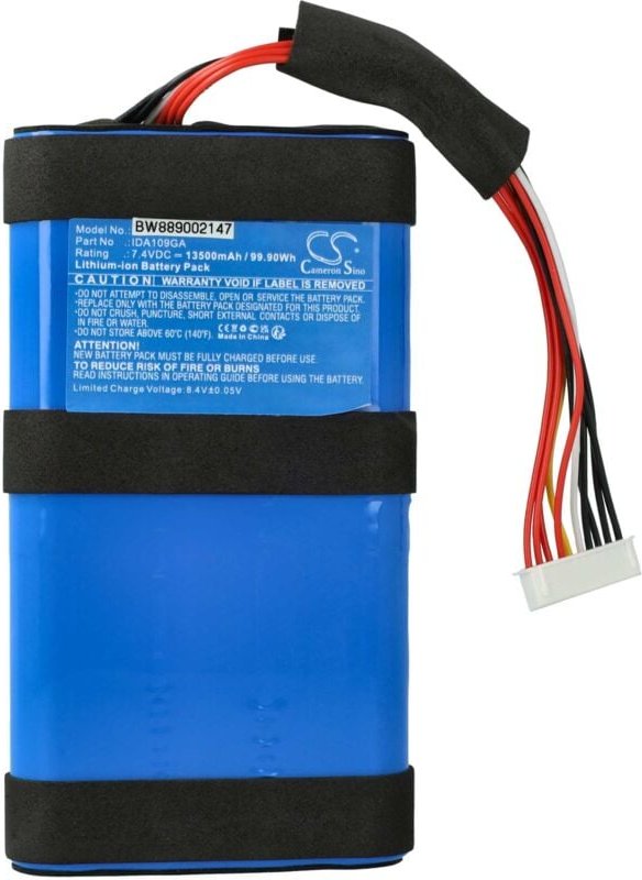 Vhbw - Akku Ersatz für jbl IDA109GA für Lautsprecher Boxen Speaker (13500 mAh, 7,4 v, Li-Ion)