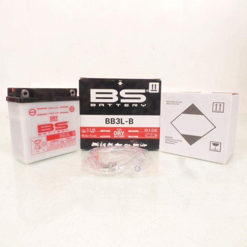 BS-Batterie für Yamaha YB3L-B / 12 V 3 Ah, neu