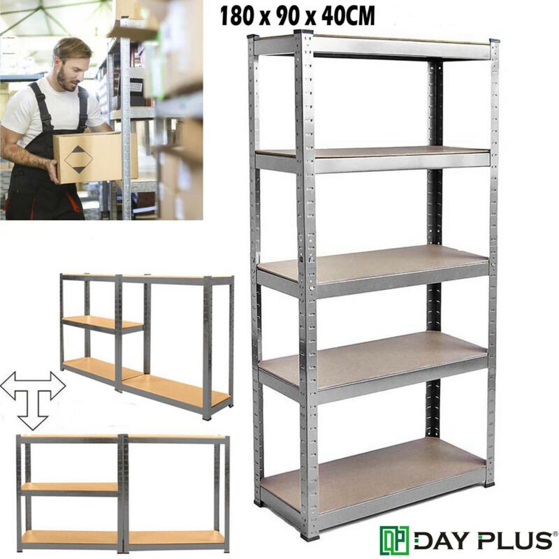 Lagerregal Metall Schwerlastregal Kellerregal Werkstattregal mdf Stecken 2024