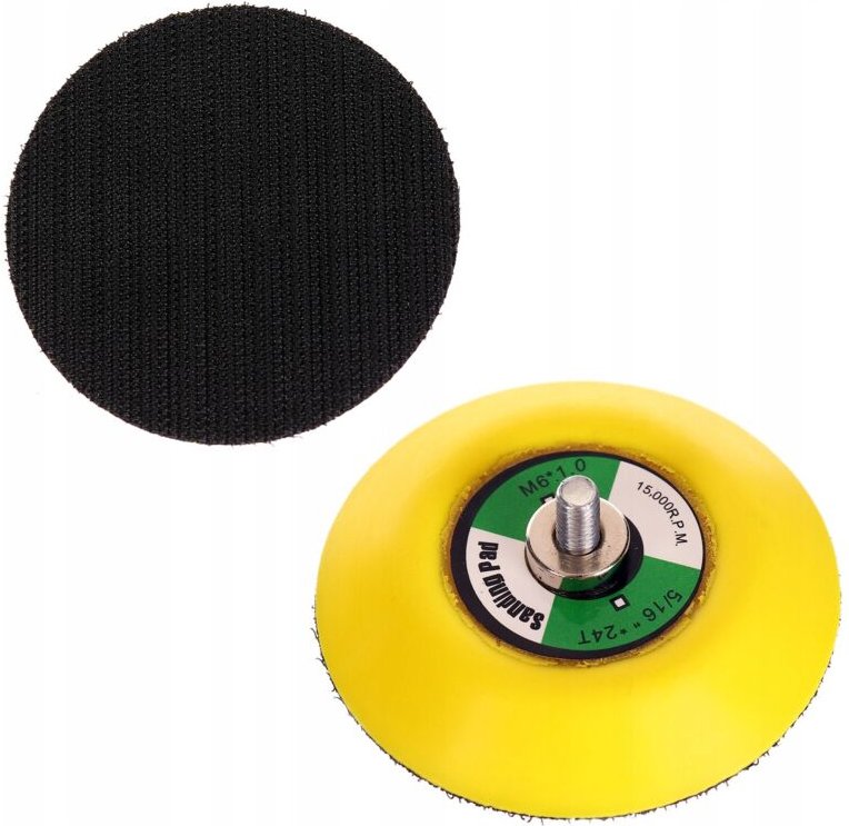 75 mm Klettscheibe für Druckluftschleifer, M6-Gewinde