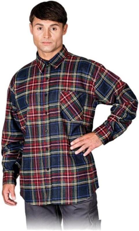 Arbeitshemd Flanellhemd mehrfarbig m