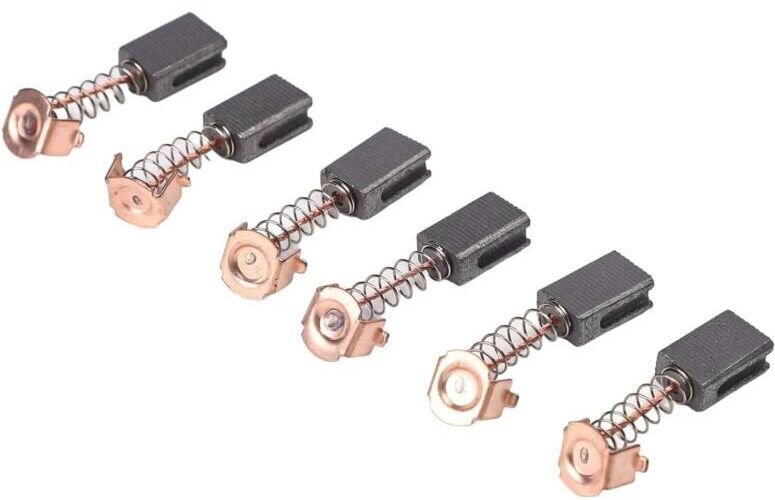 Satz mit 6 Kohlebürsten (5 x 8 x 12 mm) für den Winkelschleifer G720, eine Schlüsselkomponente für die Funktionsfähigkei...