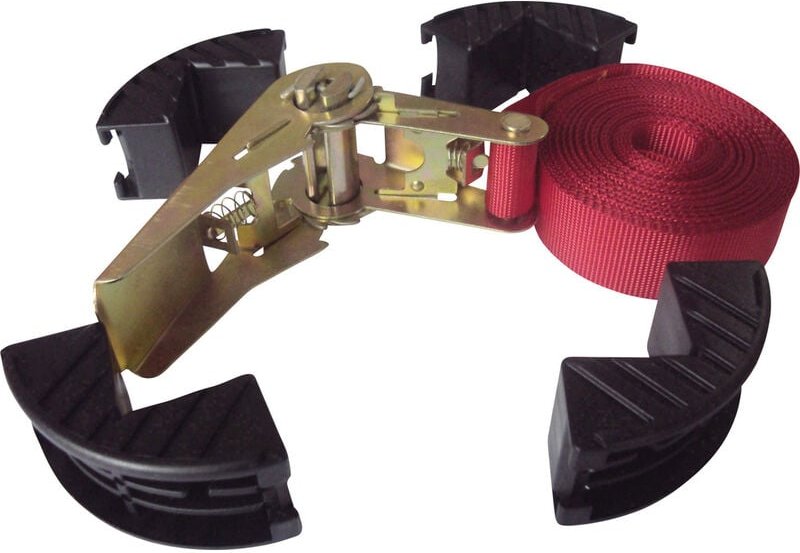 HP Autozubehör 12105 Spanngurt Zugkraft LC Niederzurren (einzeln/direkt)=250 daN (L x B x H) 19 x 25