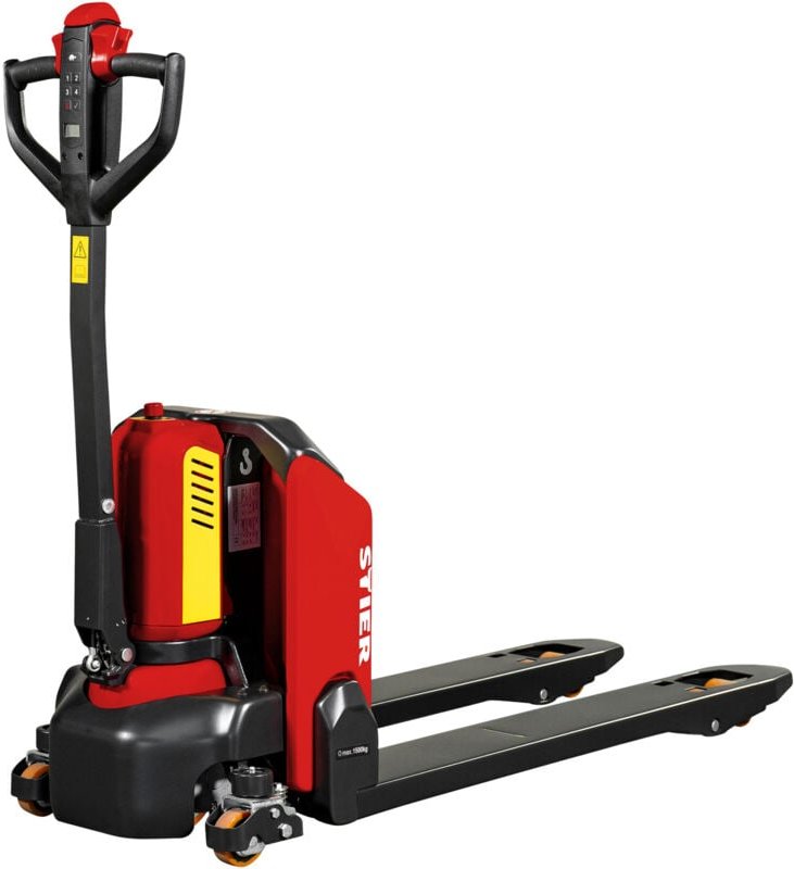 Elektro-Hubwagen EZY-15, Tragkraft 1500 kg, Gabellänge 1150 mm, Hubmotorleistung 0,5 kW - Stier