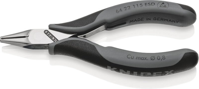 64 22 115 esd Elektronik-Vornschneider esd mit Mehrkomponenten-Hüllen 115 mm