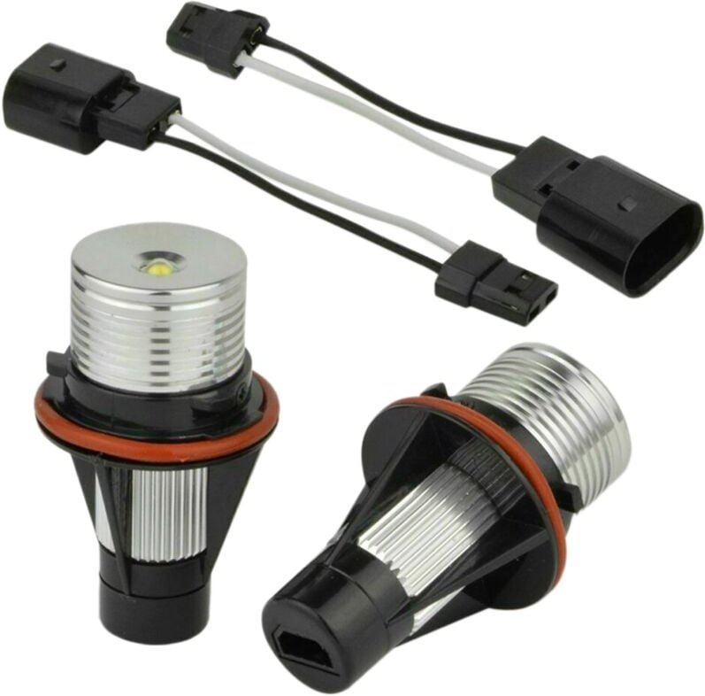 Tlily - 1 Paar 8000 k WeißE led Angel Eye Marker GlüHbirnen Lampen für E39 E53 E60 E63 E64 E66 E87 5 6 7 X3 X5