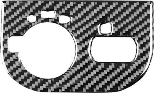 Kohlefaser für TT 8N 2001-2006 Scheinwerferschalter-Rahmenabdeckung Zierleiste Aufkleber Innenausstattung
