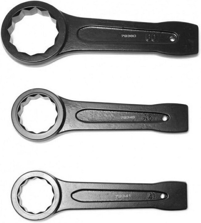 Schraubenschlüssel de Impact de Ringschlüssel JCB 70 mm, für große Strukturen und Maschinen, Cr-V Stahl, beständig gegen...