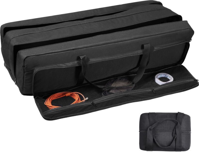 Mophorn Teleskop-Etui 1040 mm, große Aufbewahrungstasche mit festen Schnallen, mehreren Taschen und abnehmbarer Trennwan...